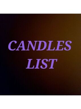 3-WICK CANDLES - TOO MANY CANDLES TO LIST INDIVIDUALLY